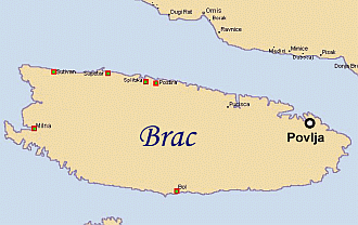Povlja otok Bra�